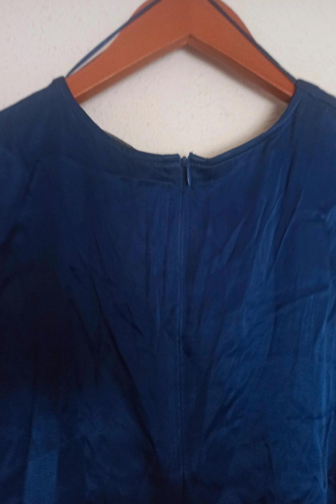 SATIN PLAYSUIT WITH DRAPED DETAIL - Image 5