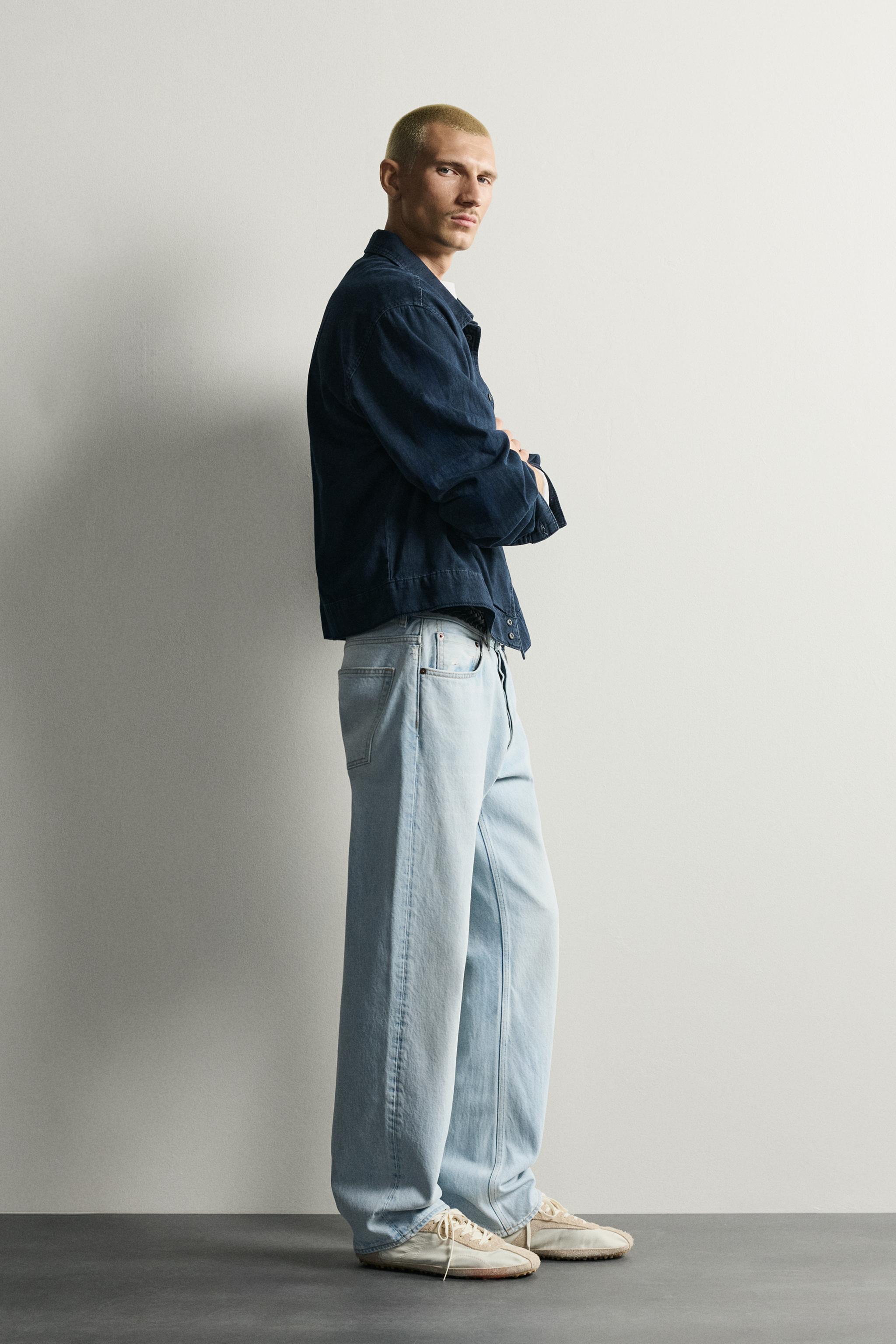 Zara STRAIGHT ANKLE FIT JEAN görsel 4