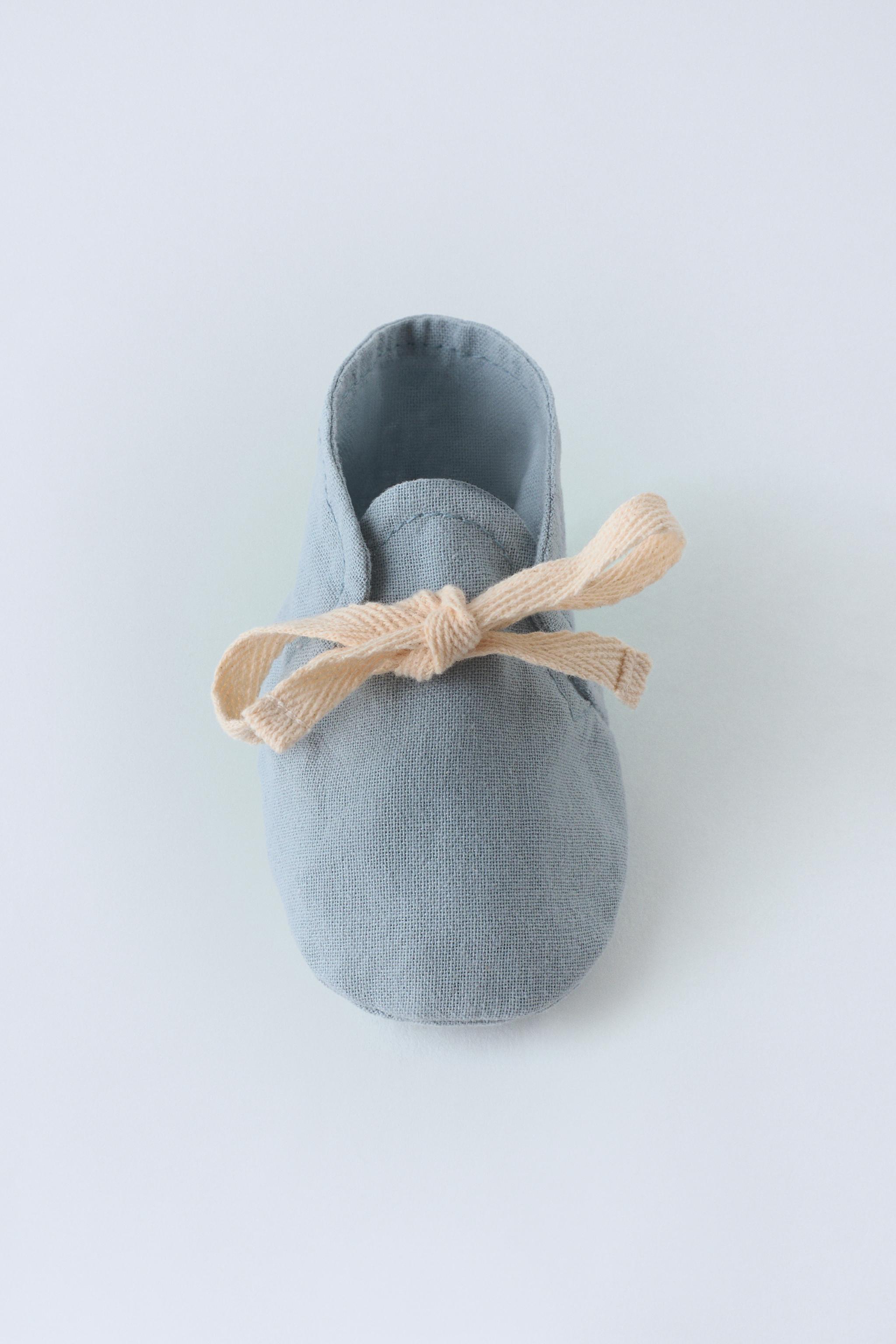 Zara store baby slippers