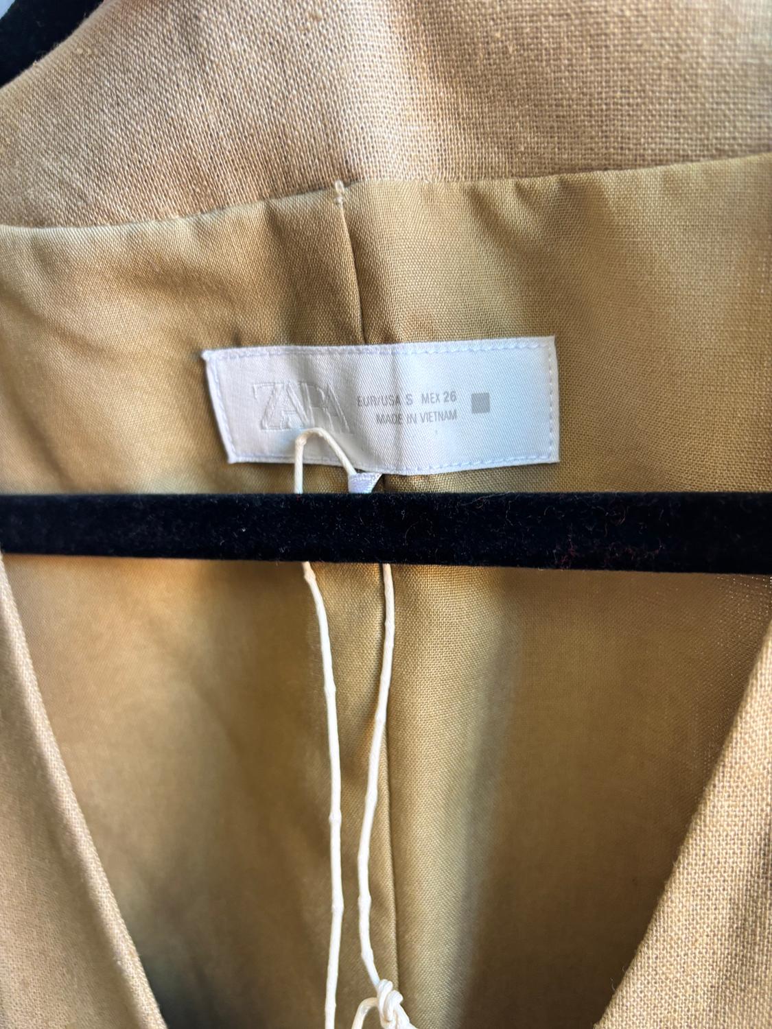 TAILORED LINEN BLEND WAISTCOAT - Image 5