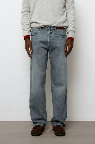 Wide-leg jeans — Mid-blue 2