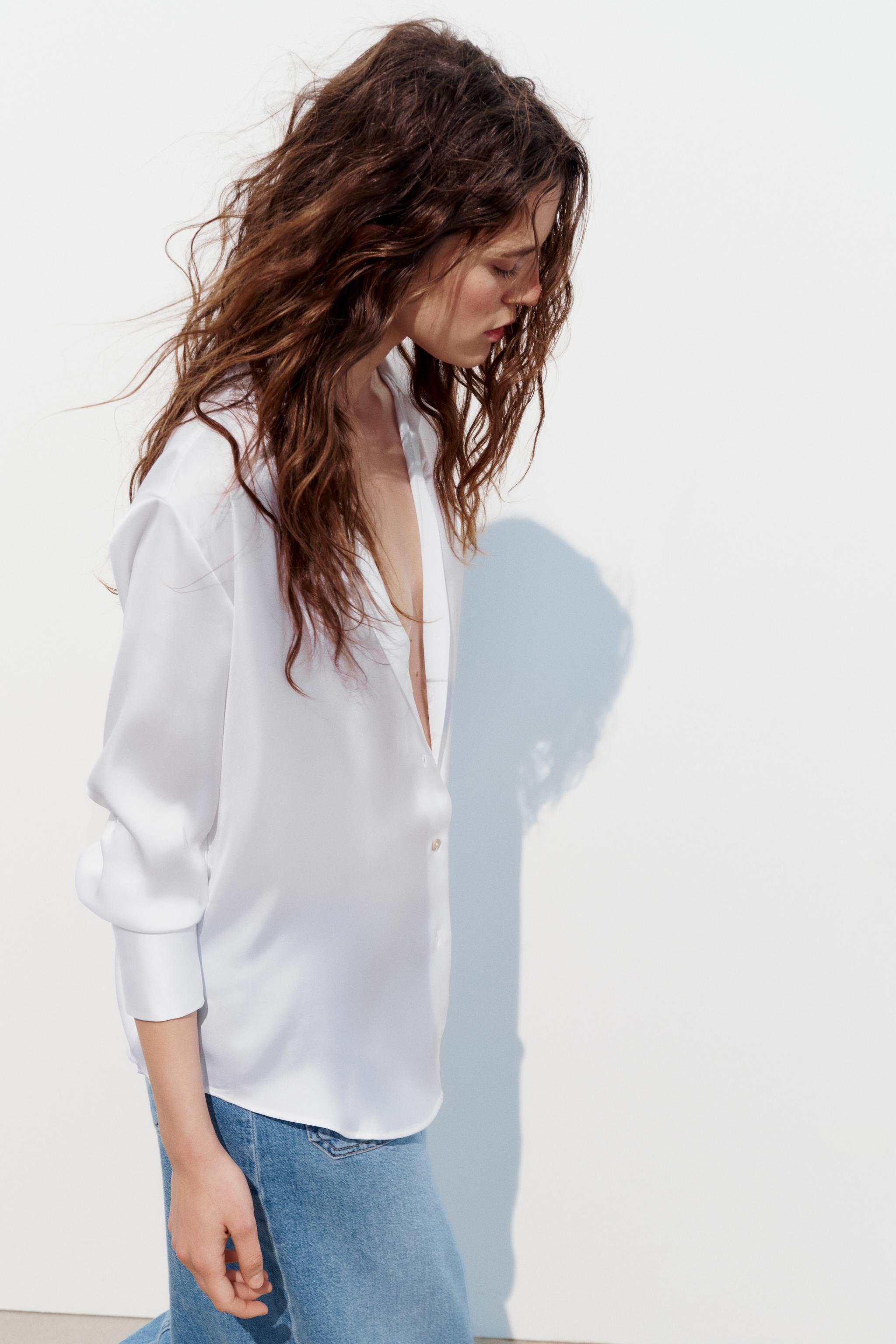 Camisas Blancas de de Mujer ZARA Estados Unidos