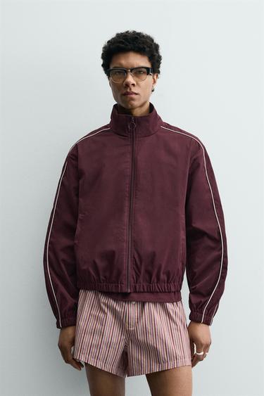 CAZADORA TÉCNICA RETRO SAMUEL DE SABOIA X ZARA - Burdeos de Zara