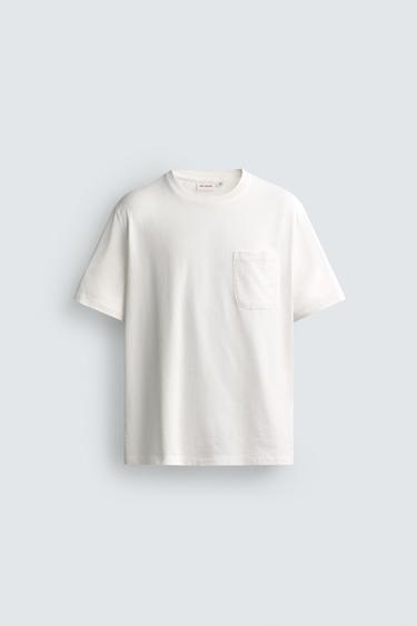 LIGHTWEIGHT RELAXED FIT T-SHIRT - White by Zara - Image 0