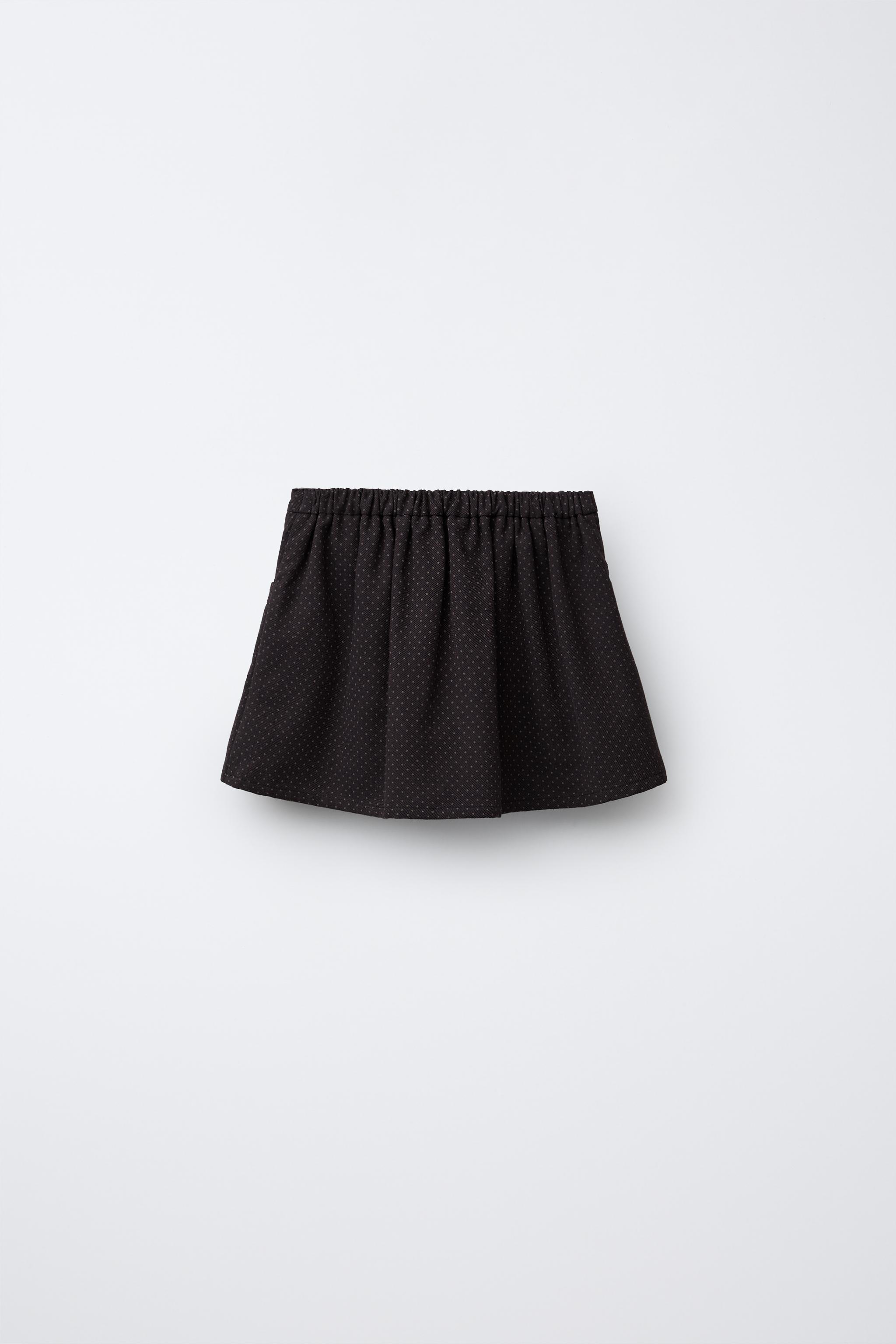 その他 Ura_m ボックスプリーツ バミューダスコート - ブラック | ZARA Japan