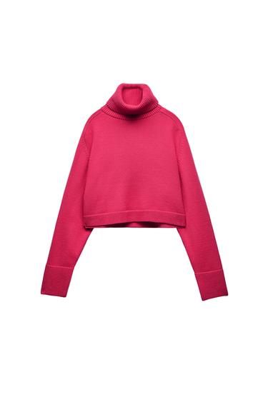 HIGH NECK KNIT SWEATER