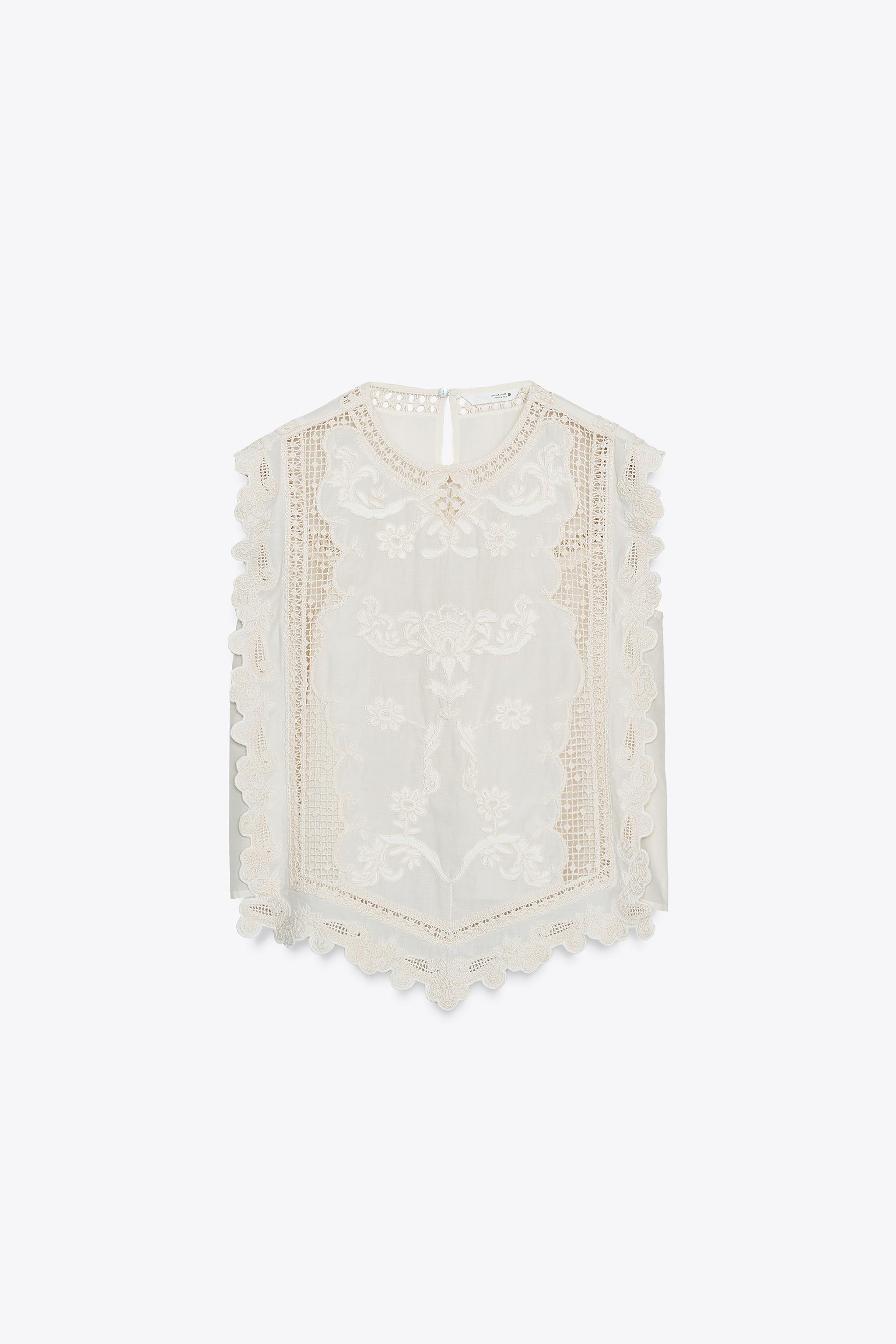 ZW COLLECTION RUFFLED CHEST SHIRT