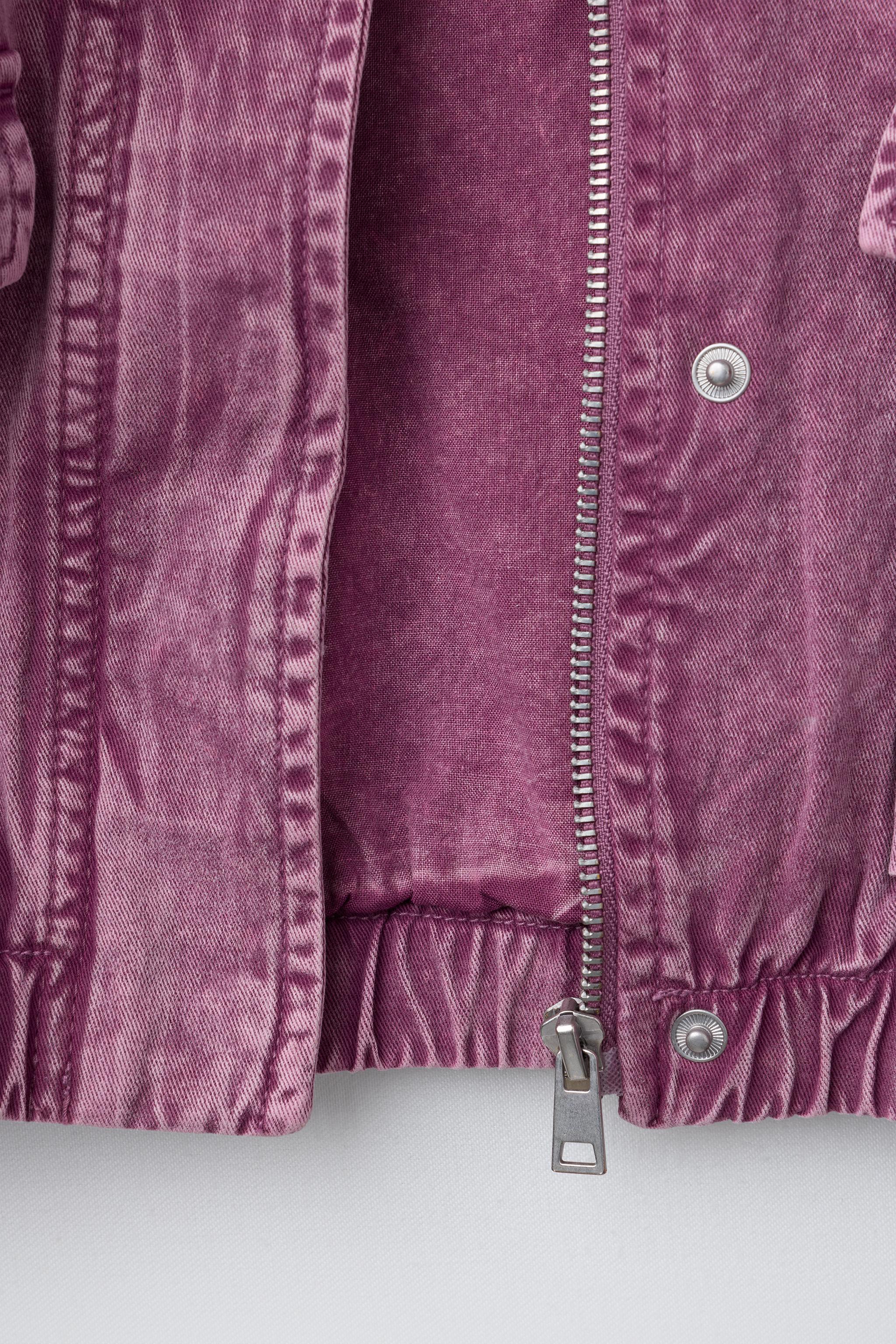BLOUSON EFFET DÉLAVÉ
