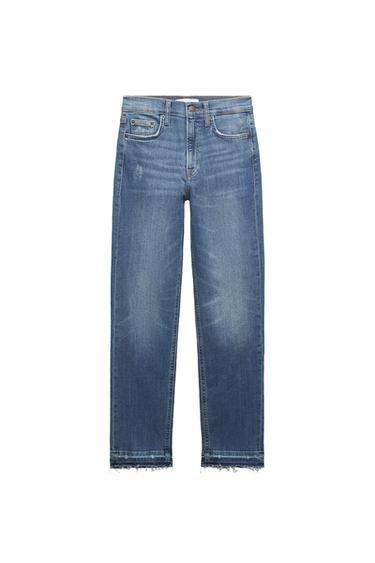 ZW SLIM HIGH-WAIST FIT CROPPED JEANS