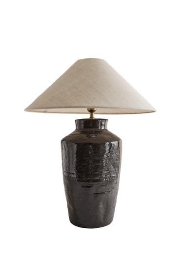 BORDLAMPE I KERAMIK - Sort fra Zara