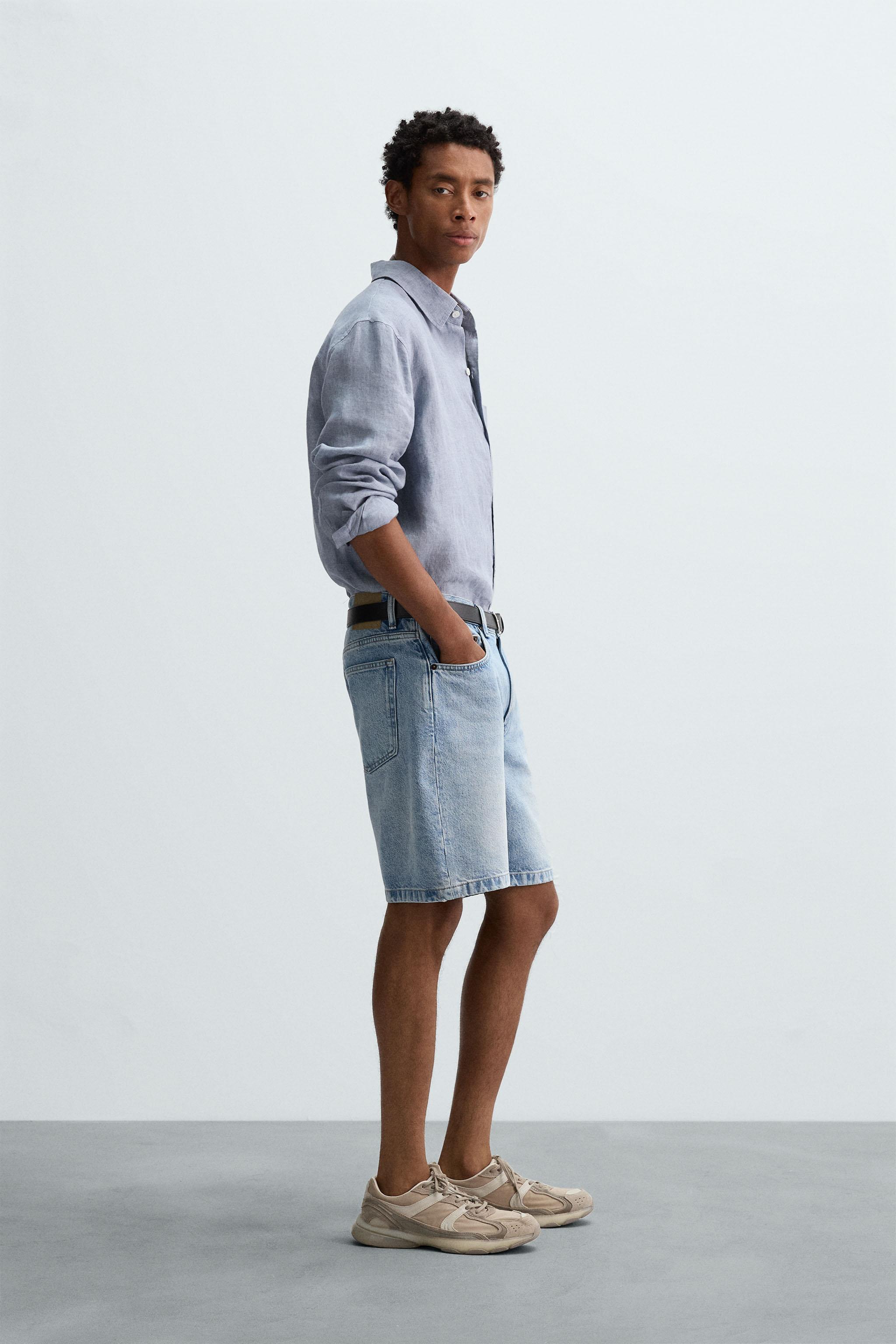 BERMUDA DENIM REGULAR FIT