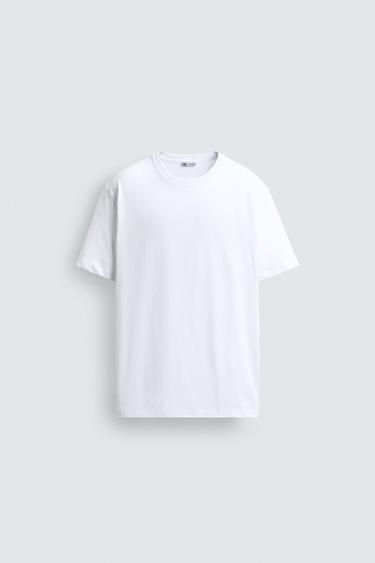 CAMISETA MEDIUM WEIGHT BÁSICA - Blanco de Zara