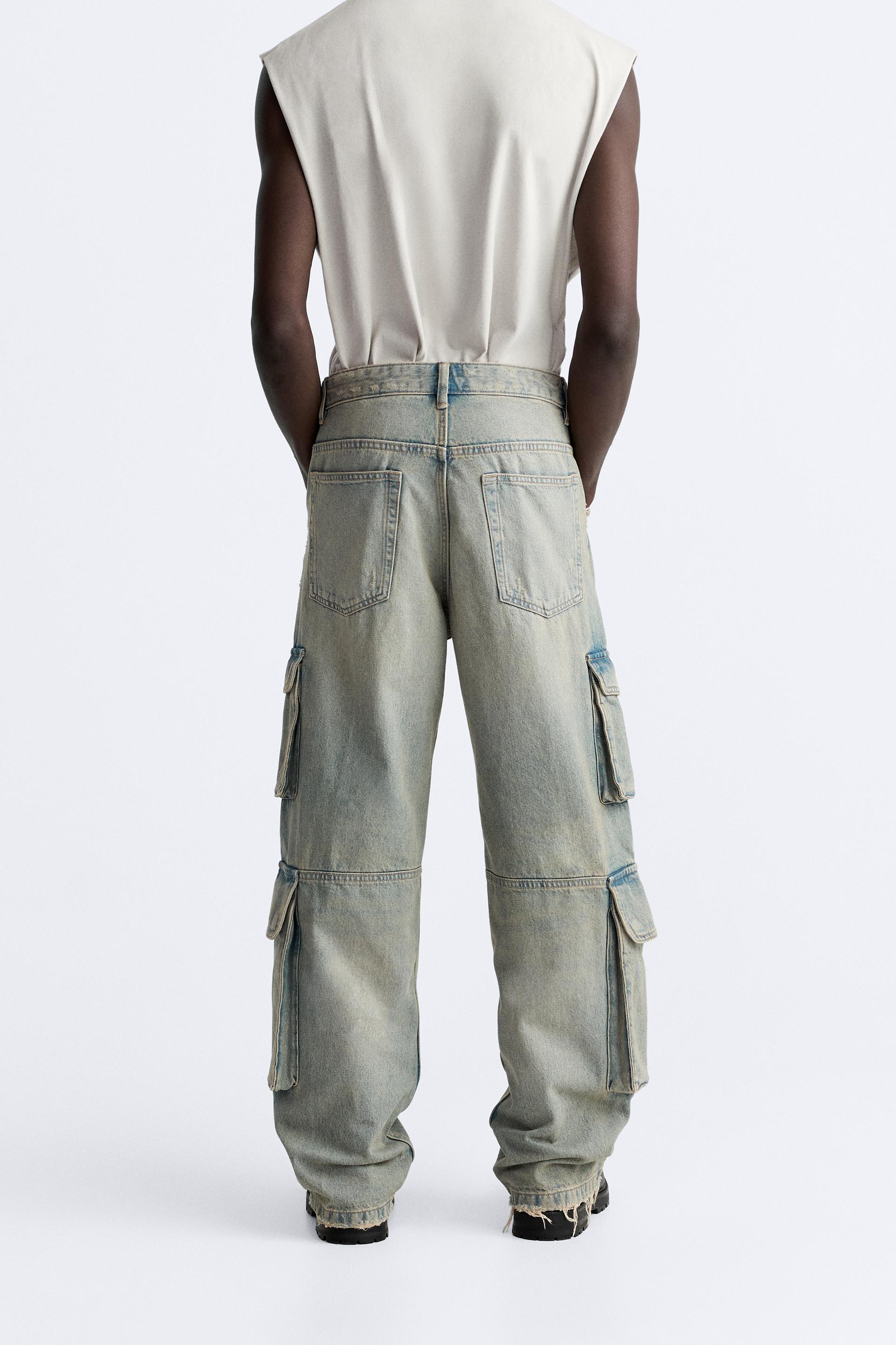 Zara, Jeans, 2 Zara Slim Stretch Utility Cargo Pants Xs