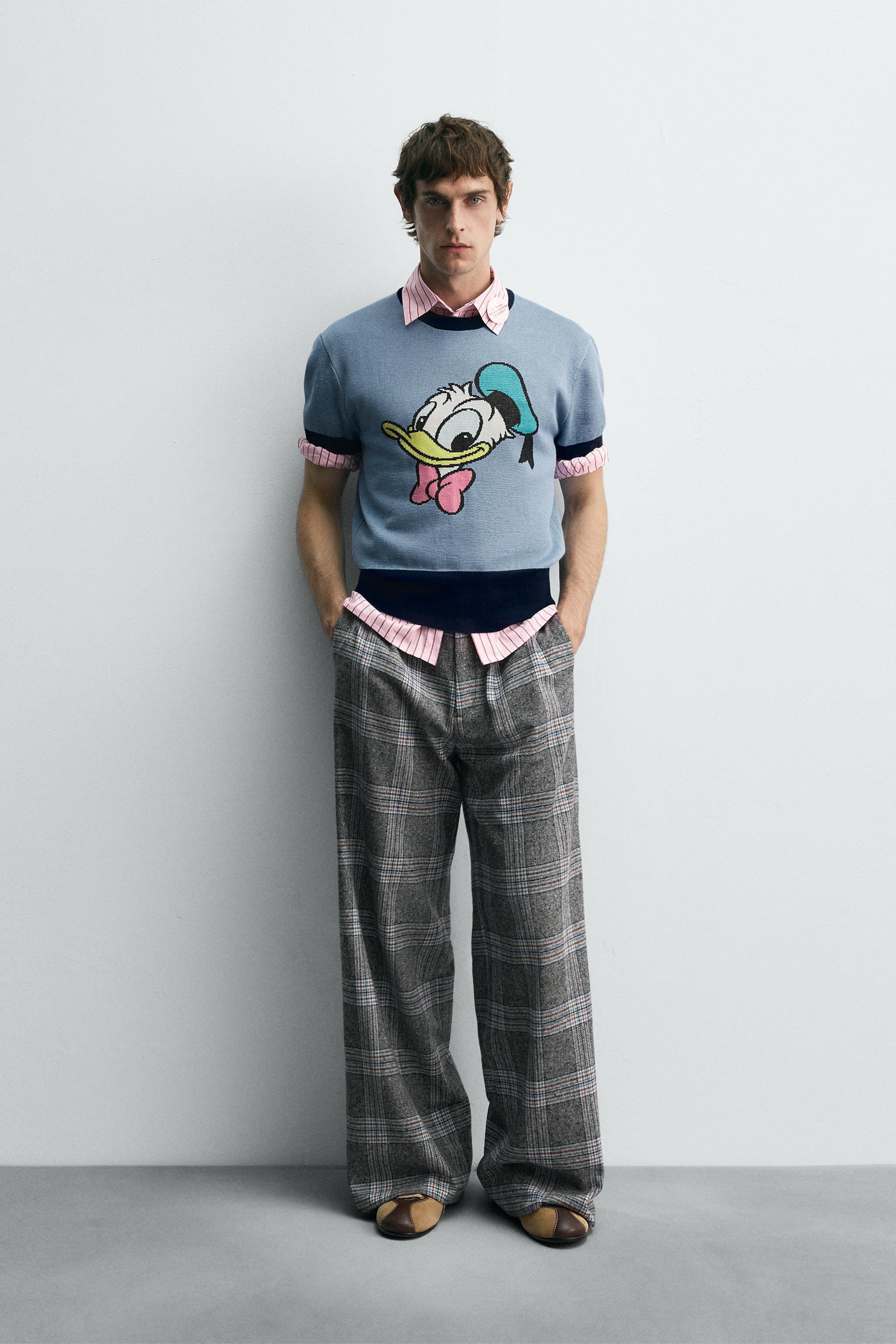 【完売品】タグ付新品 ザラZARA x Harry LambertニットTシャツ 🖤【ZARA】'24 新作▶︎ @bonita_spain_ 💛💚Harry Lambert for