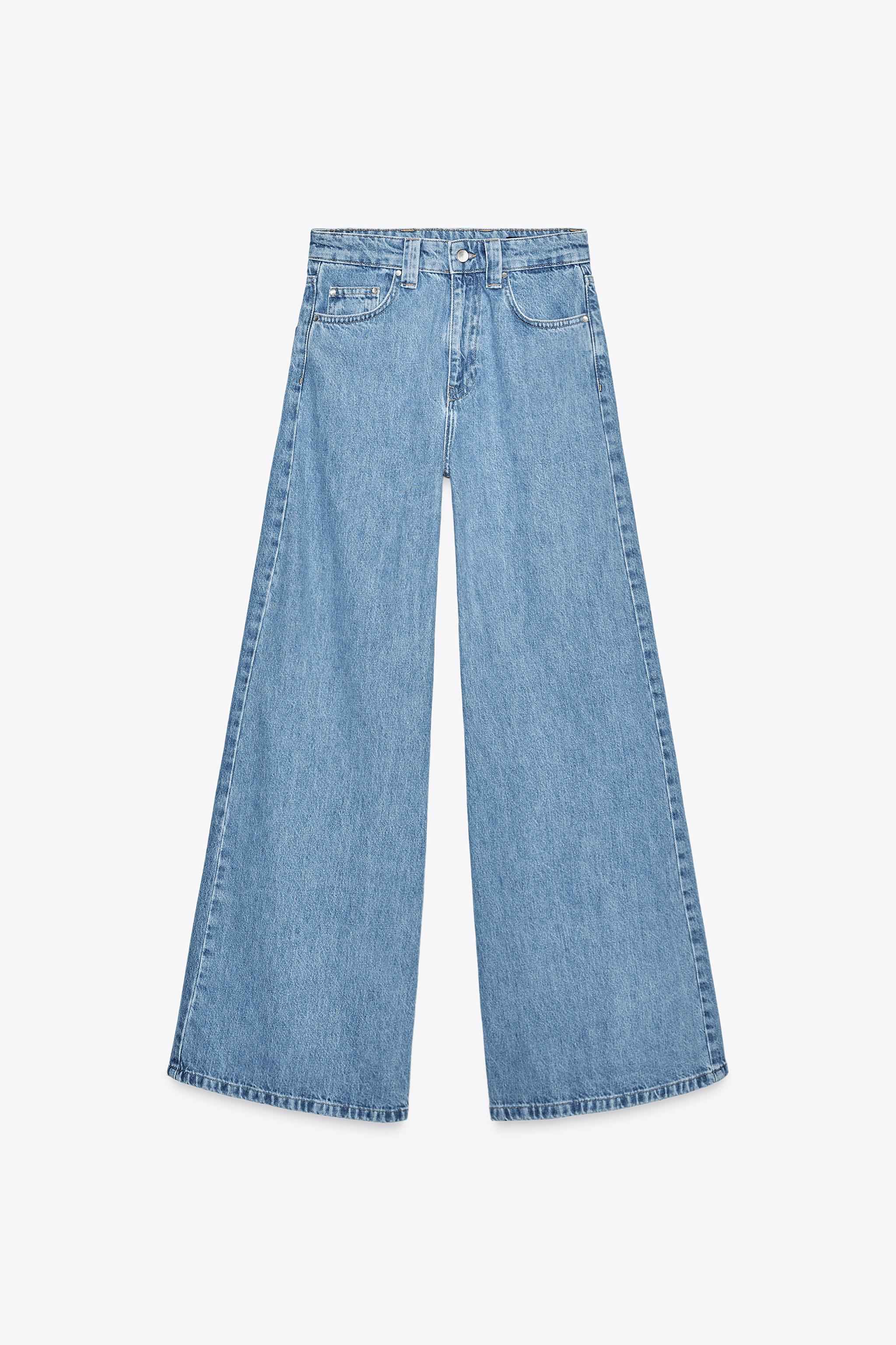 JEANS ZW COLLECTION ワイドレッグ ハイウエスト - ミディアム