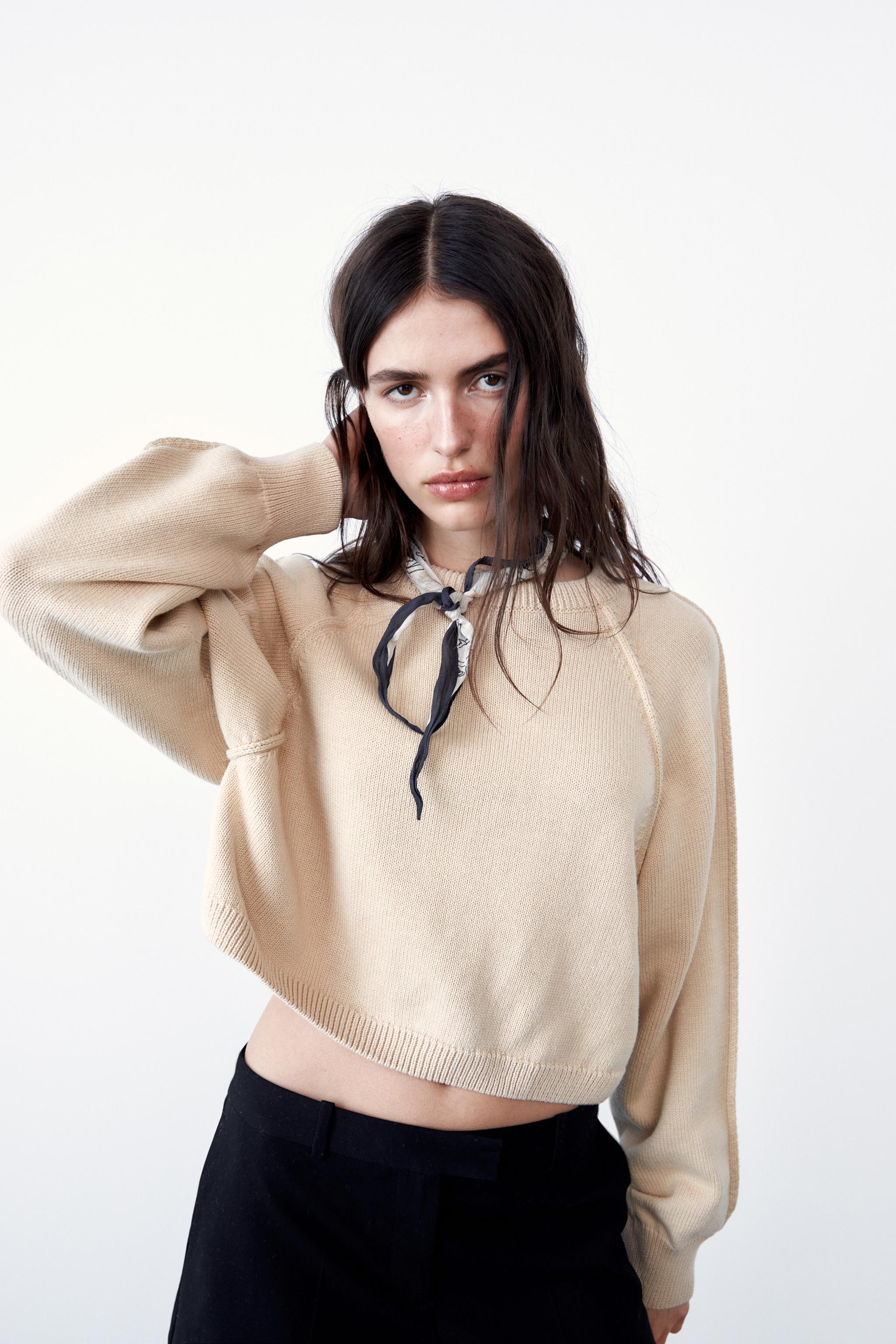 Zara beige clearance sweater