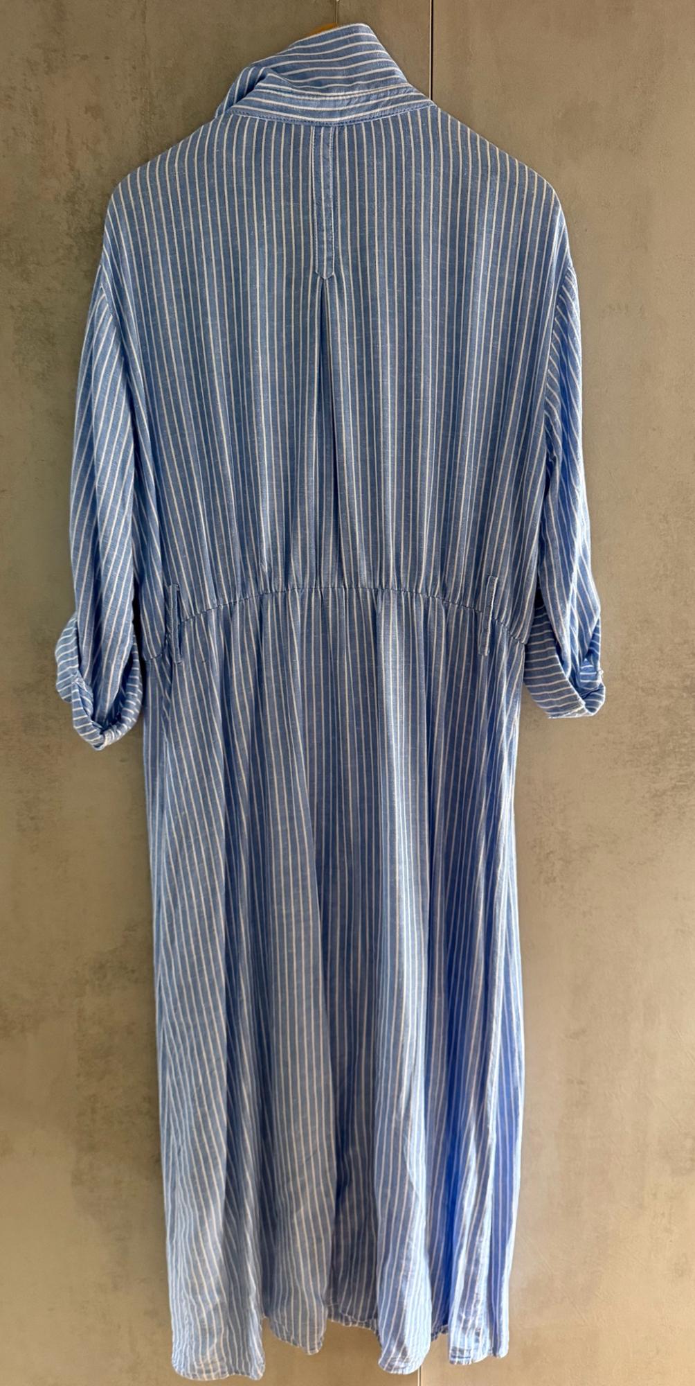 MIDI DRESS WITH BELT - Image 6