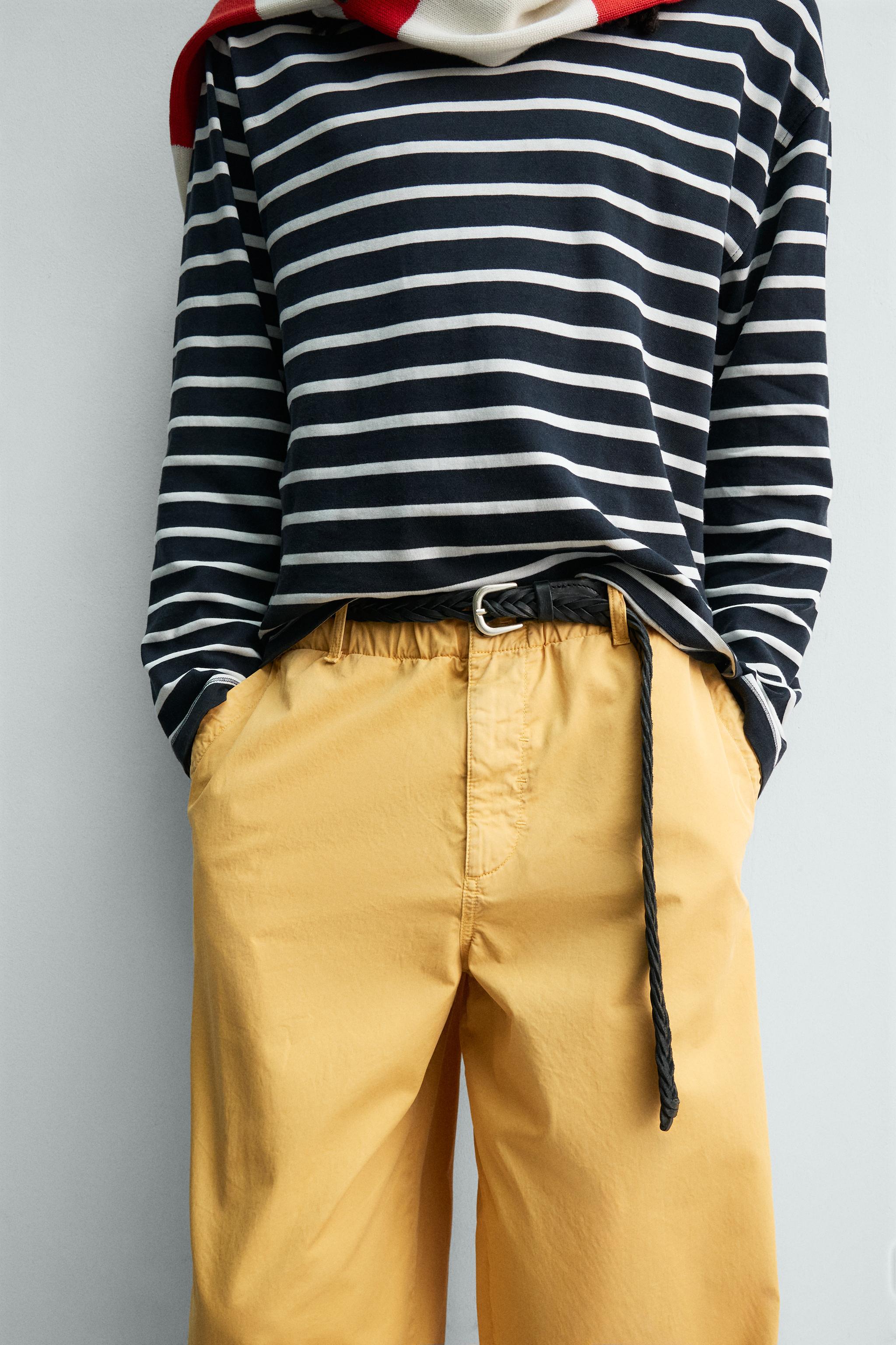 PANTALON RELAXED COTON AARON LEVINE X ZARA