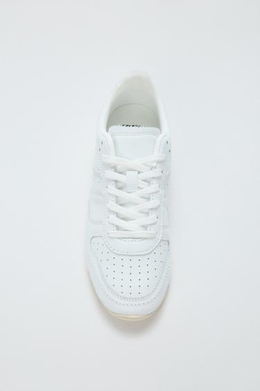 LEDERSNEAKER - Weiß von Zara
