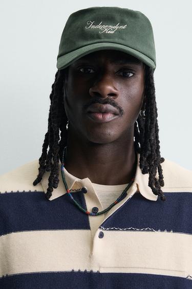 POLO PUNTO RAYAS IRREGULARES - Marino de Zara