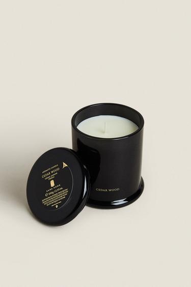 (350 G) CEDAR WOOD SCENTED CANDLE - Sky blue by Zara - Image 2
