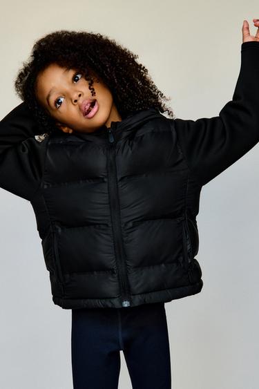 QUILTED CONTRAST JACKET - Black by Zara - Image 9