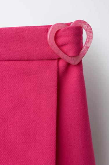 HEART BERMUDA SKORT - Fuchsia by Zara - Image 2