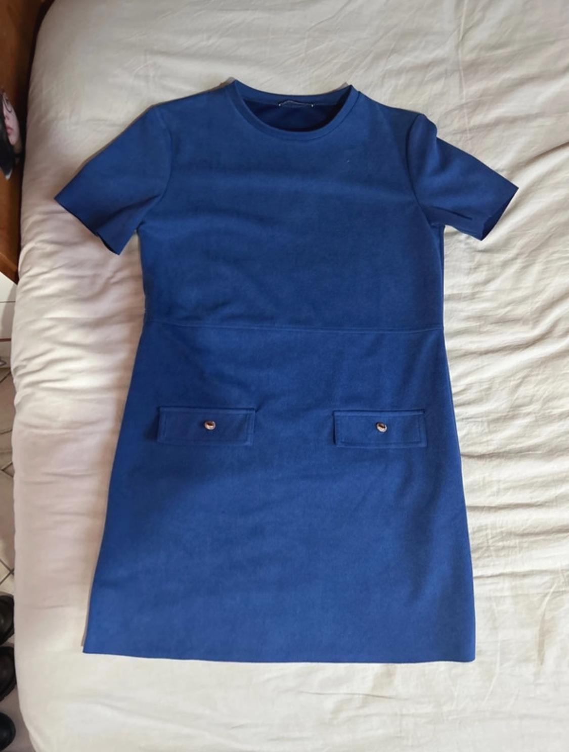 FAUX SUEDE DRESS