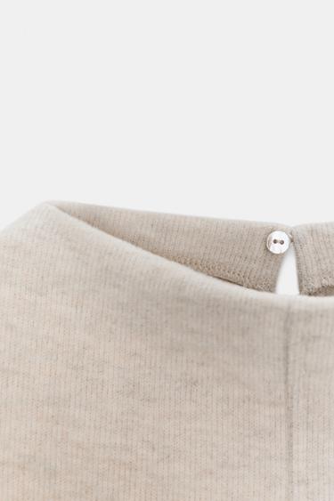 ROBE COURTE SOFT - Sable / Chiné de Zara - Image 7