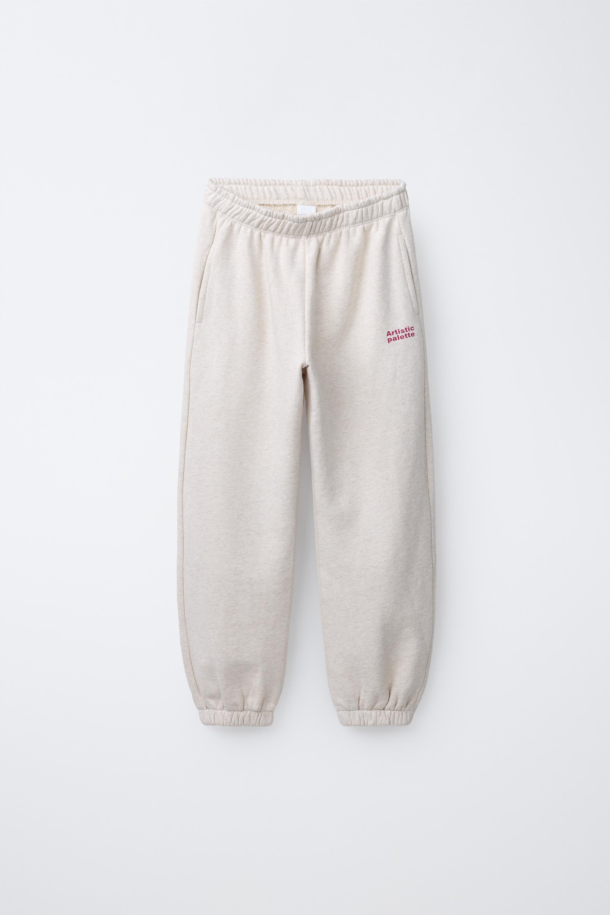 ENSEMBLE SWEAT-SHIRT ET PANTALON EN MOLLETON À INSCRIPTION