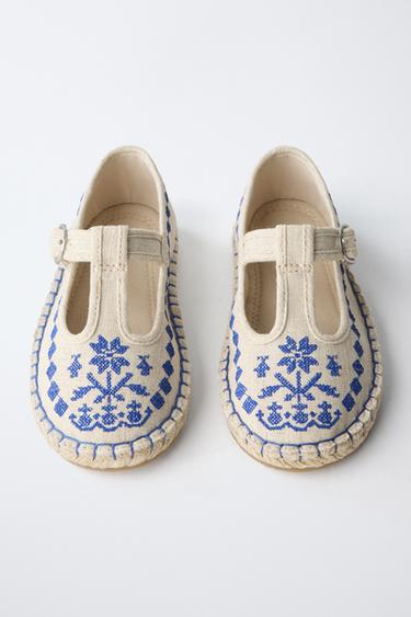 EMBROIDERED ESPADRILLES - Ecru White by Zara - Image 4
