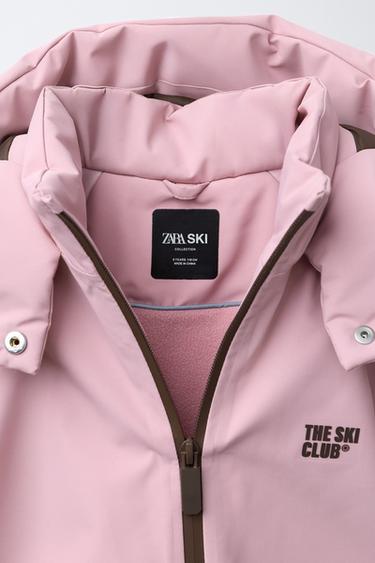 COLOUR BLOCK WATERPROOF AND WINDPROOF HOODED JACKET RECCO® SYSTEM SKI COLLECTION - Pink by Zara - Image 8