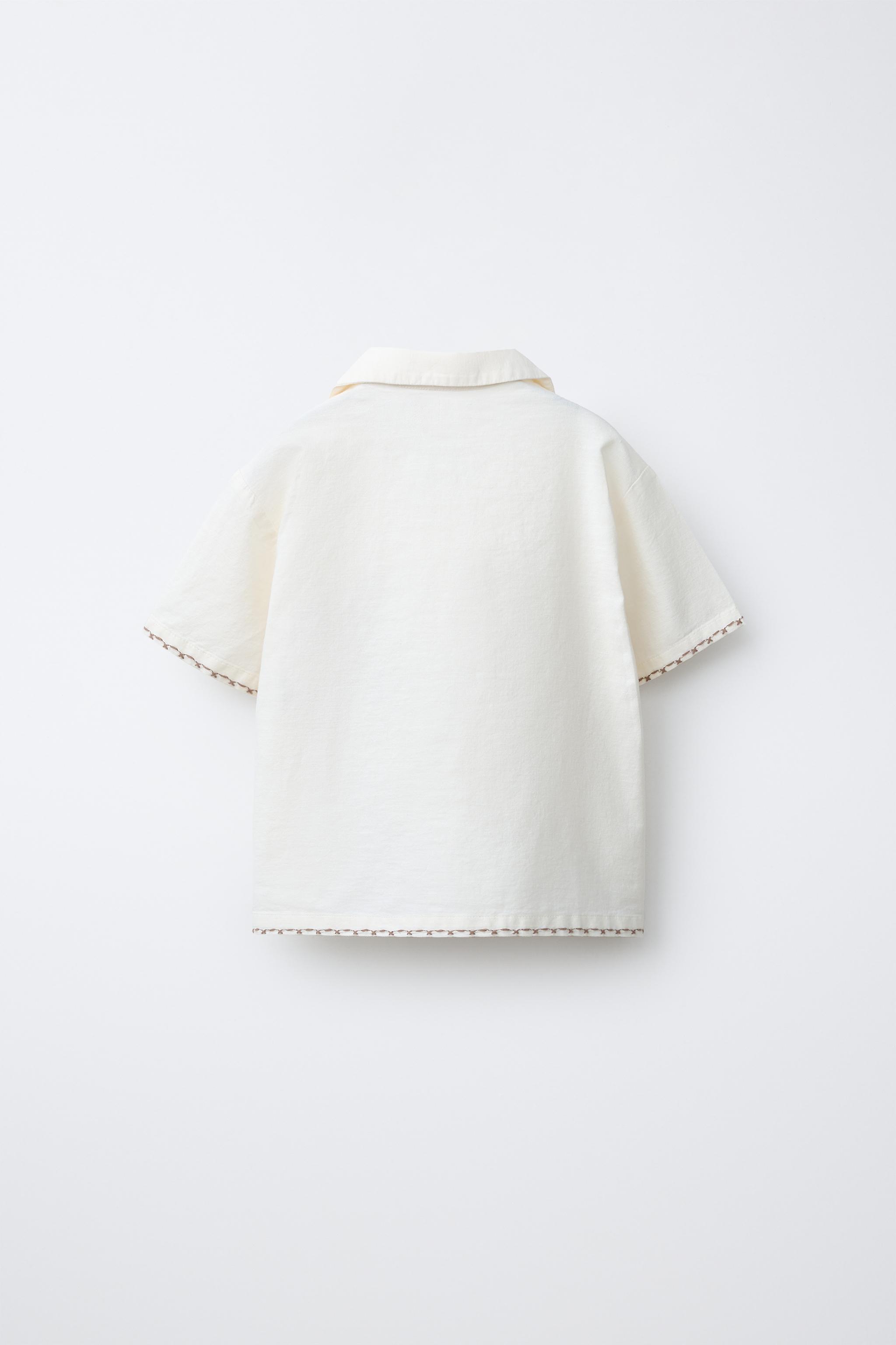 EMBROIDERED LION SHIRT