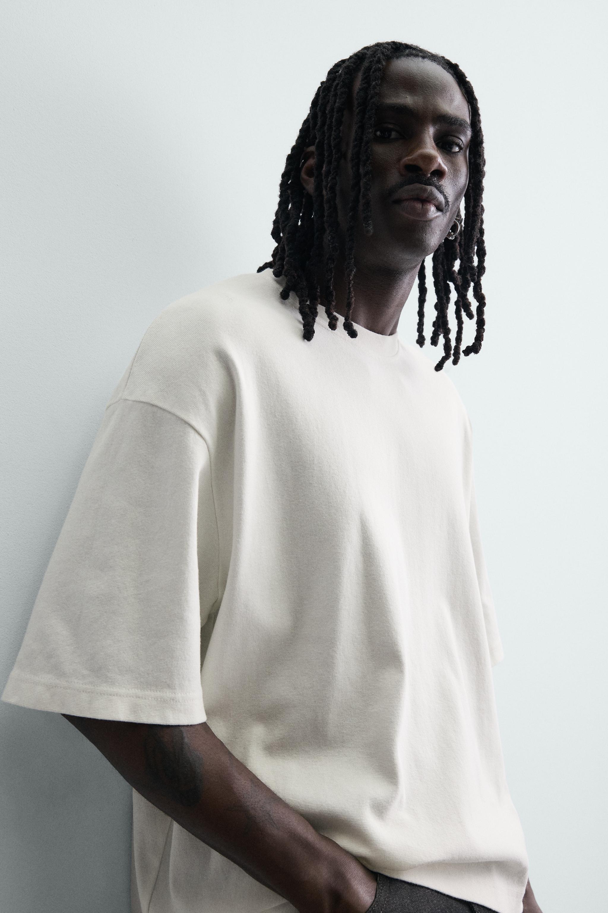 BOXY FIT TEXTURED SWEATSHIRT