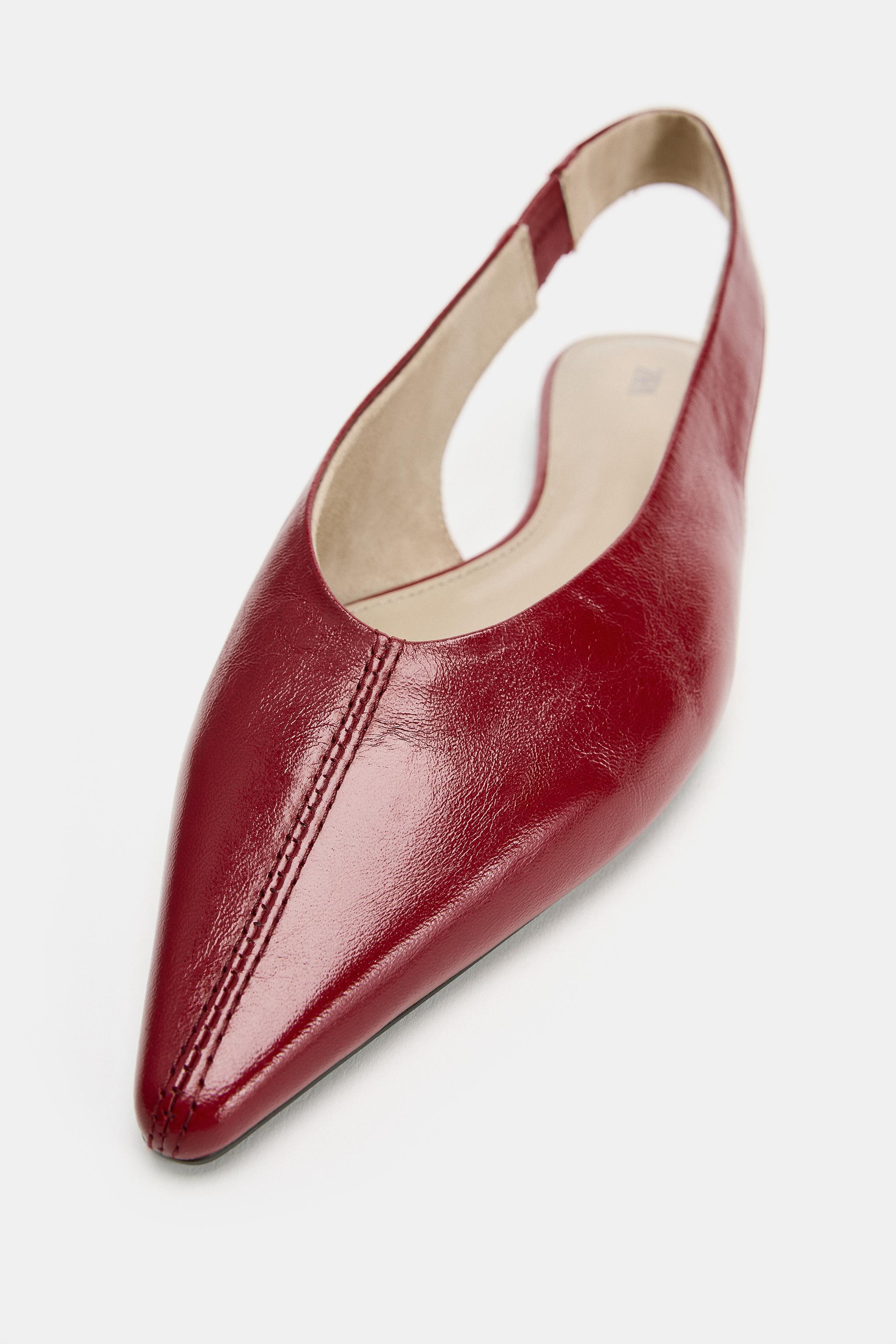 CHAUSSURES OUVERTES À L'ARRIÈRE EN CUIR