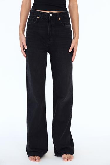 JEAN TRF WIDE LEG TAILLE HAUTE LONGUEUR COMPLÈTE - Noir de Zara - Image 1