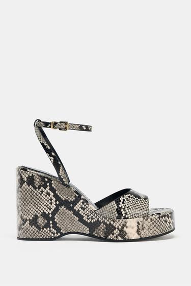 CUÑA ESTAMPADO ANIMAL - Multicolor de Zara