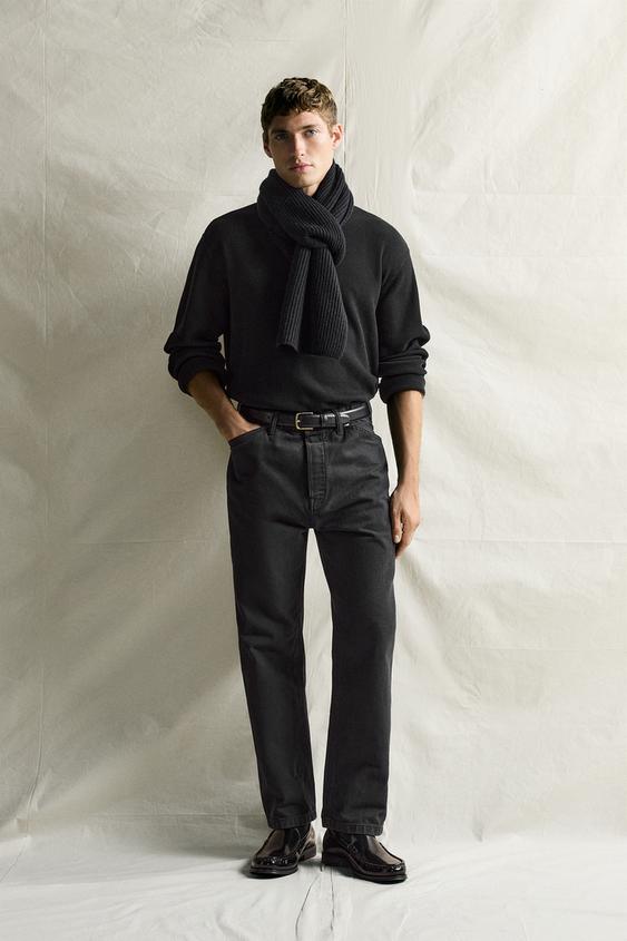 STRAIGHT-LEG CARPENTER POCKET TROUSERS - Black by Zara - Image 0
