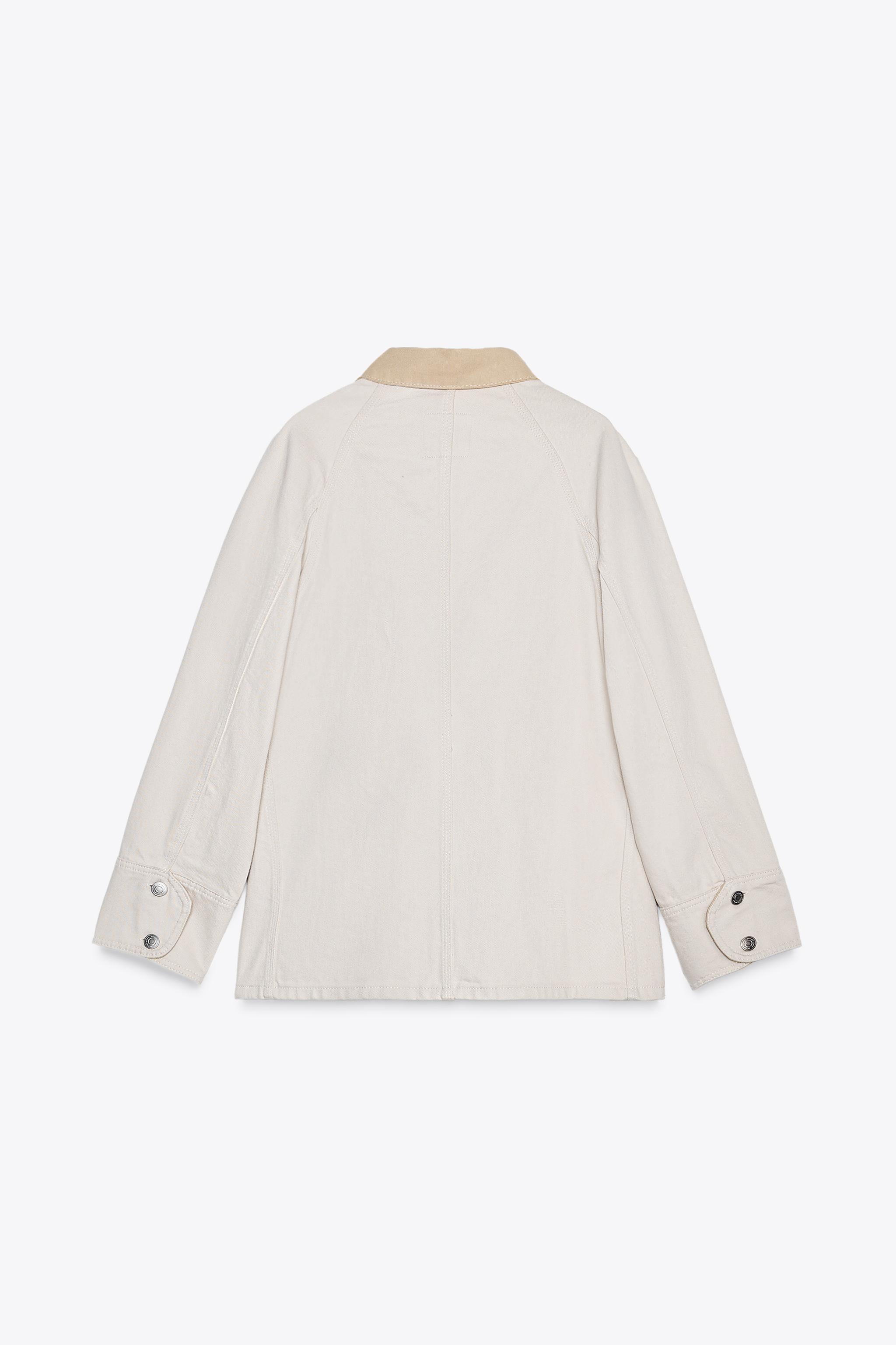 POCKET OVERSHIRT ZW COLLECTION - Ecru | ZARA United States