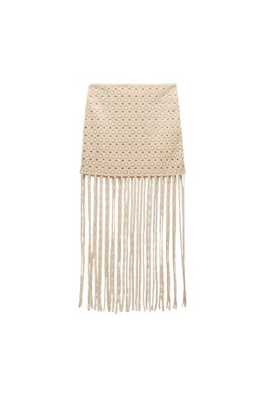FALDA CROCHET FLECOS