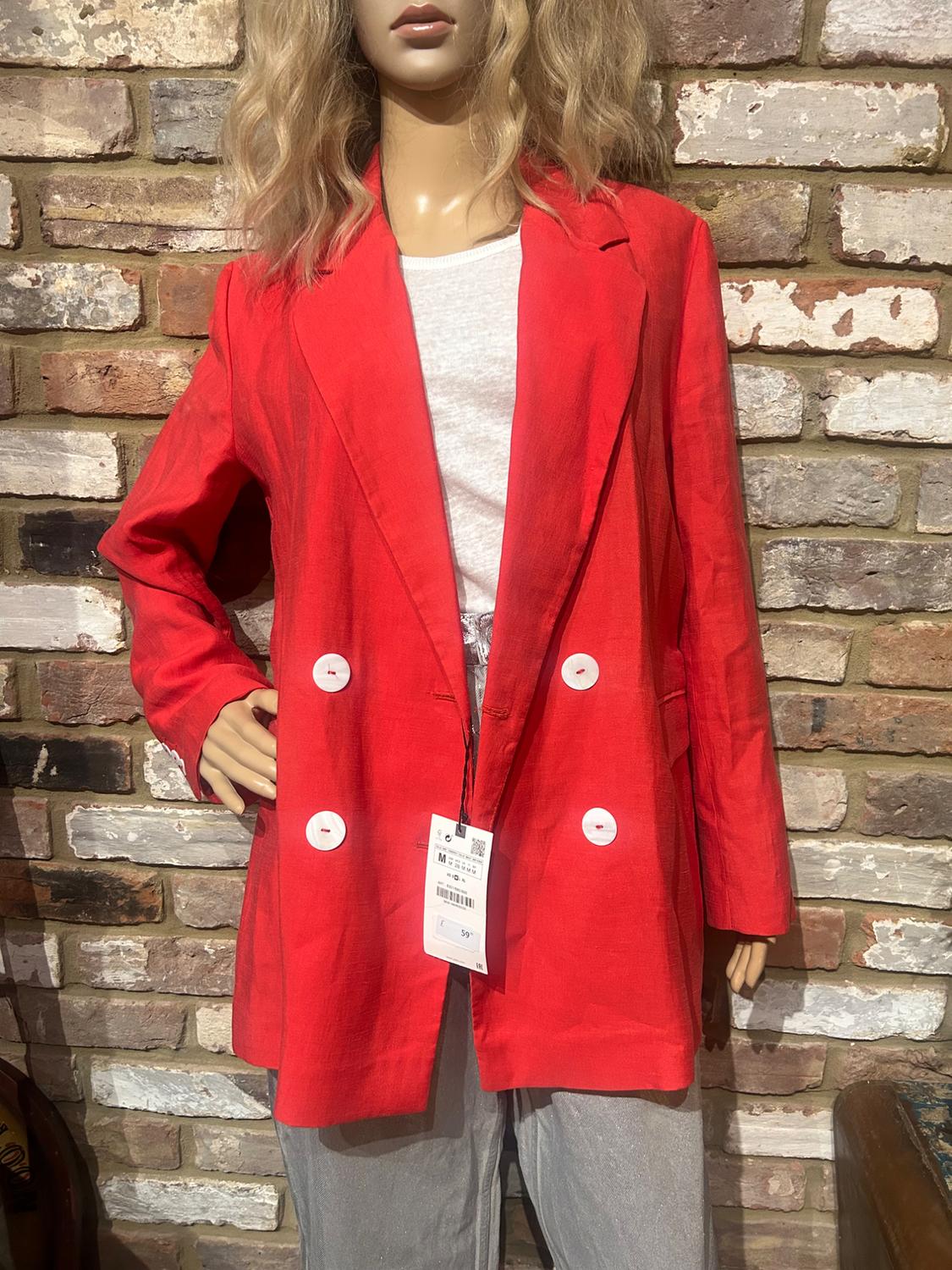 OVERSIZED DOUBLE-BREASTED BLAZER - Image 4