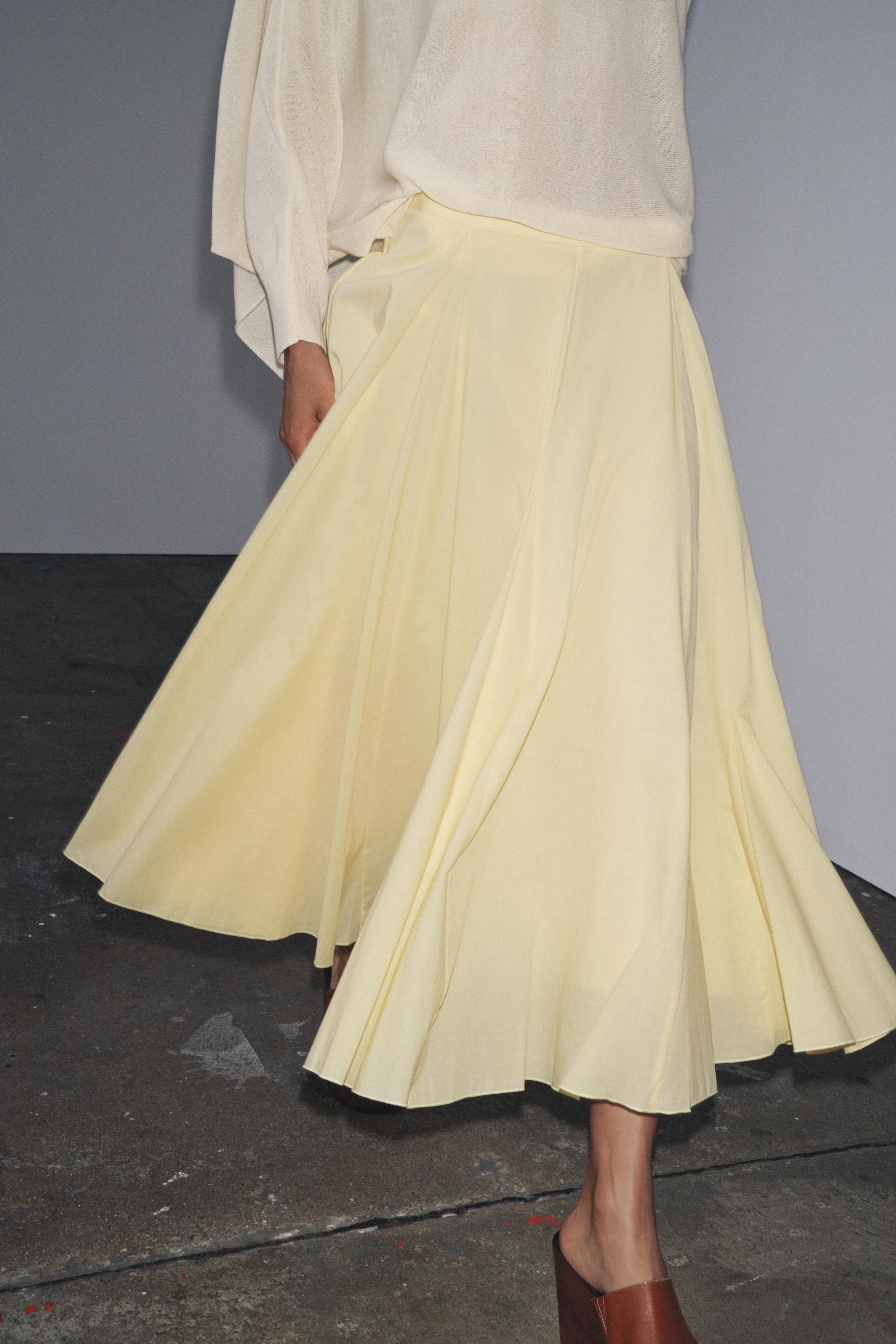 JUPE MIDI ÉVASÉE ZW COLLECTION