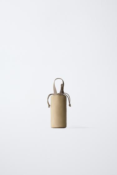 BOTTLE HOLDER BAG - Camel Brown by Zara - Image 4