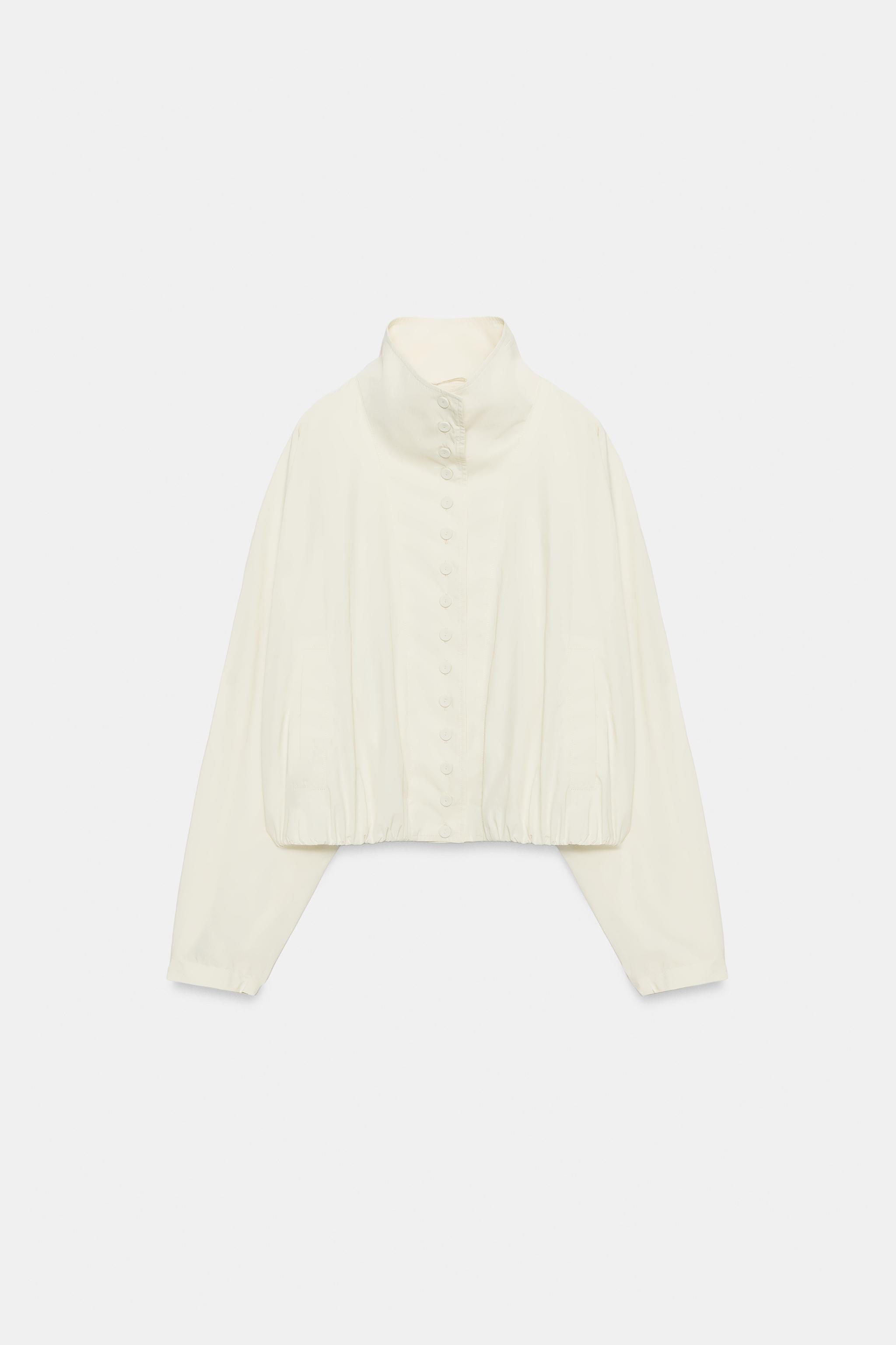 Женские куртки Zara ZW COLLECTION NYLON JACKET — фото 10