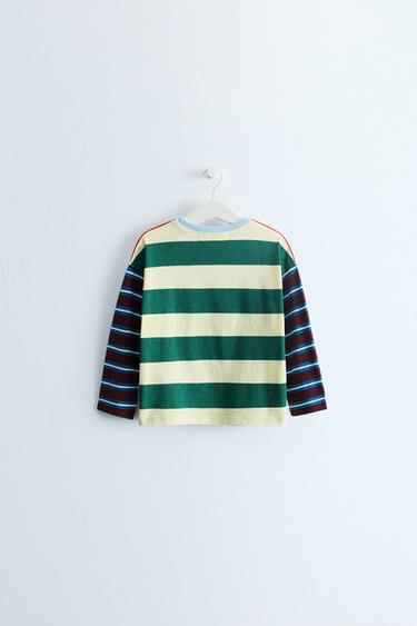 ZARA TIMELESS - COLORBLOCK MULTI-STRIPE T-SHIRT — Multicolored 2