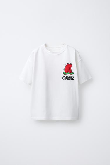 PRINTED T-SHIRT - White by Zara - Image 0