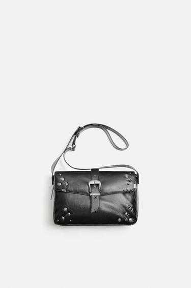 STUDDED CROSSBODY BAG - Black by Zara