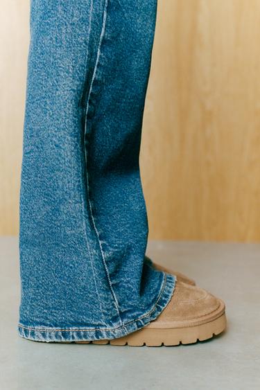 LINED ANKLE BOOTS - Brown by Zara