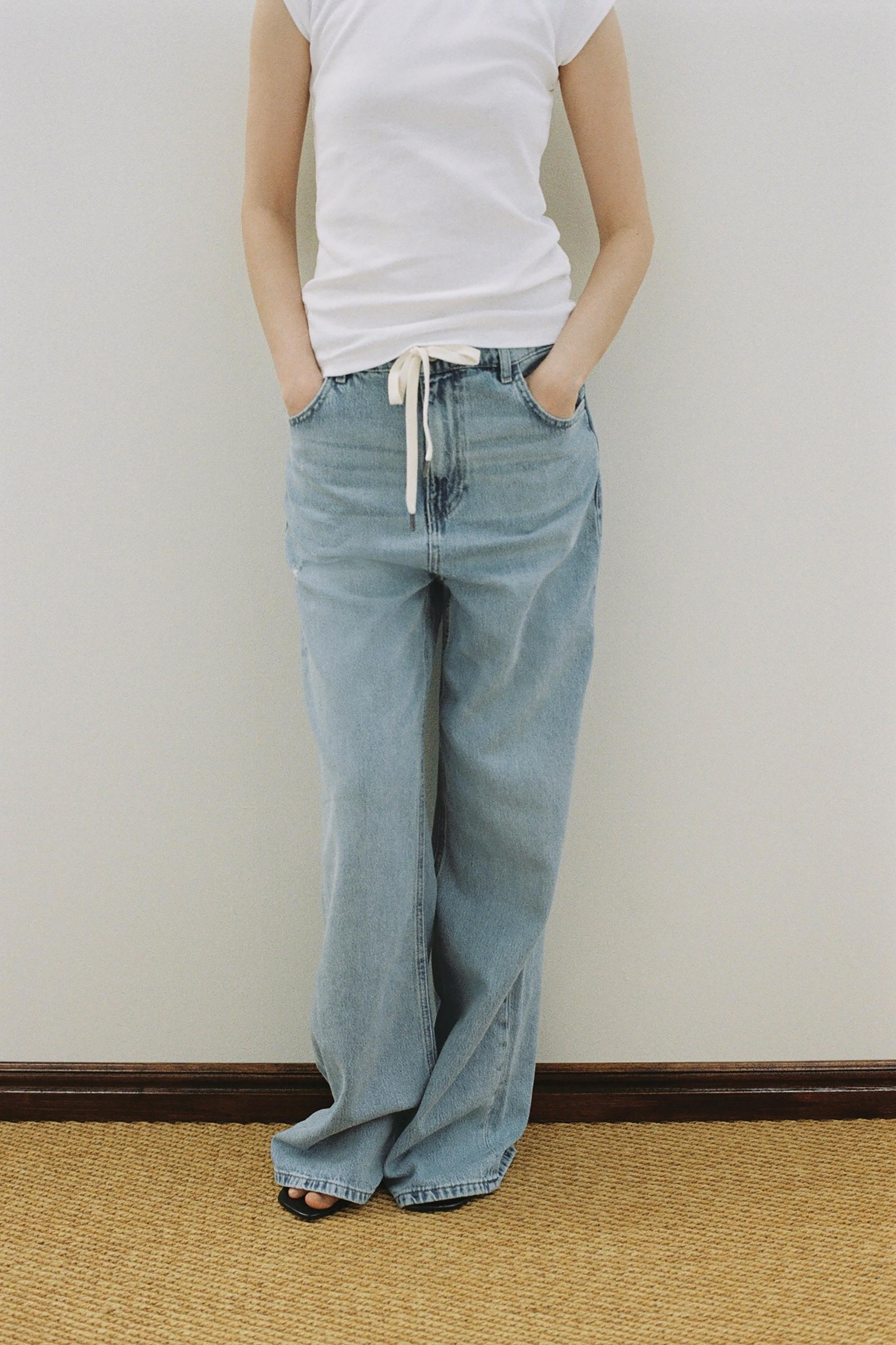 ZW COLLECTION RELAXED FIT ミッドライズ デニムパンツ - ライト