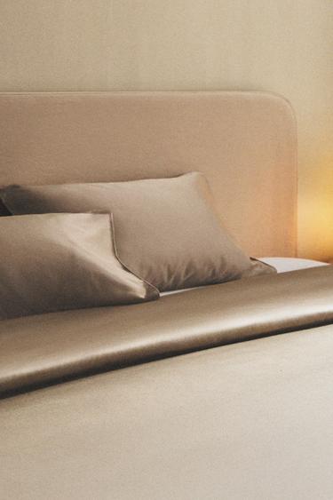 Zara SATEEN DUVET COVER (500 THREAD COUNT) - Taupe gray